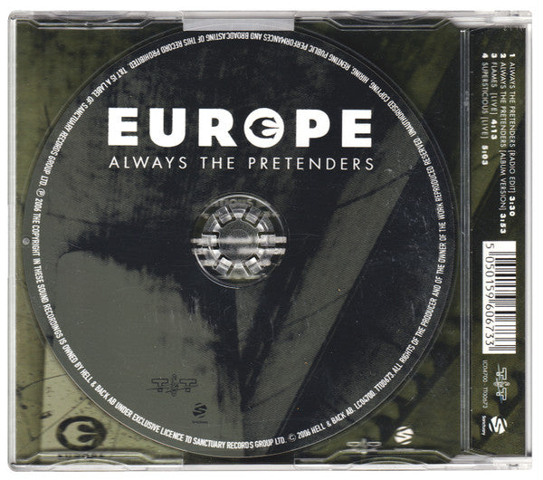 Europe (2) : Always The Pretenders (CD, Single)