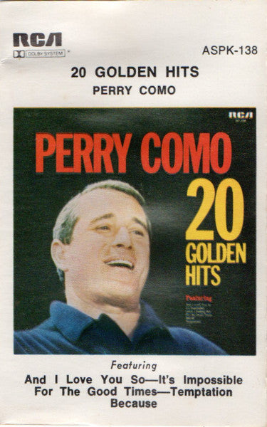 Perry Como : 20 Golden Hits (Cass, Comp)