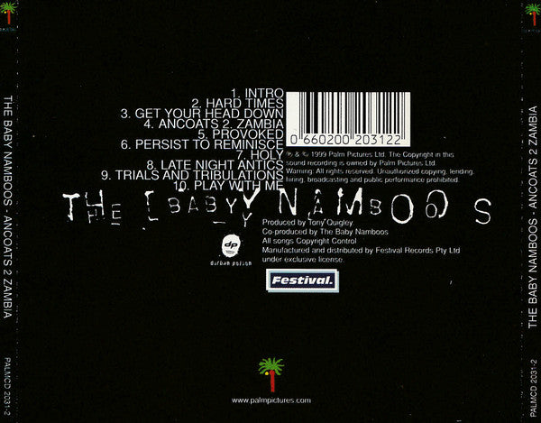 The Baby Namboos : Ancoats 2 Zambia (CD, Album)