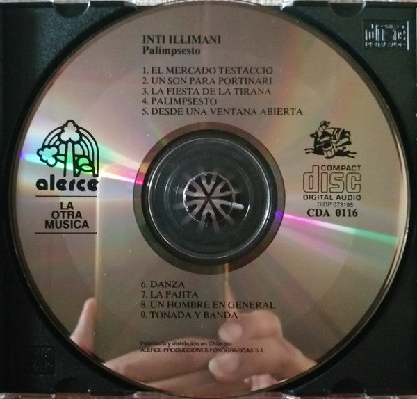 Inti Illimani : Palimpsesto (CD, Album, RE)