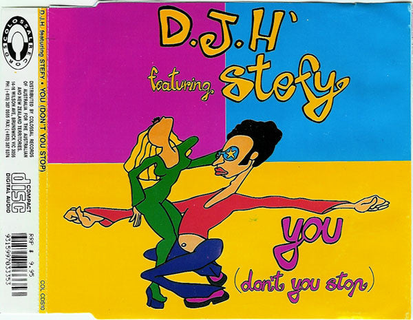 DJ H. Feat. Stefy : You (Don't You Stop) (CD, Maxi)
