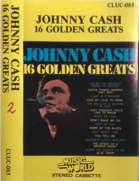 Johnny Cash : 16 Golden Greats (Cass, Comp)