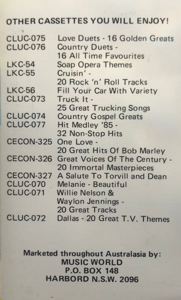Johnny Cash : 16 Golden Greats (Cass, Comp)