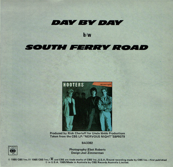 Hooters* : Day By Day (7", Single, Promo)