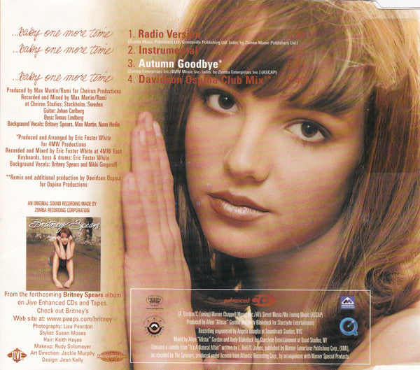Britney Spears : ...Baby One More Time (CD, Single, Enh)