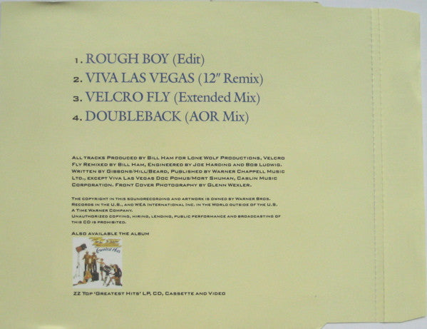 ZZ Top : Rough Boy (CD, Single)