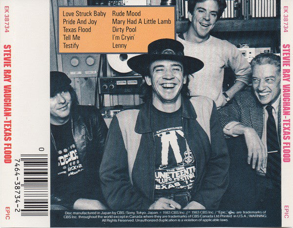 Stevie Ray Vaughan And Double Trouble* : Texas Flood (CD, Album, RE, CSR)