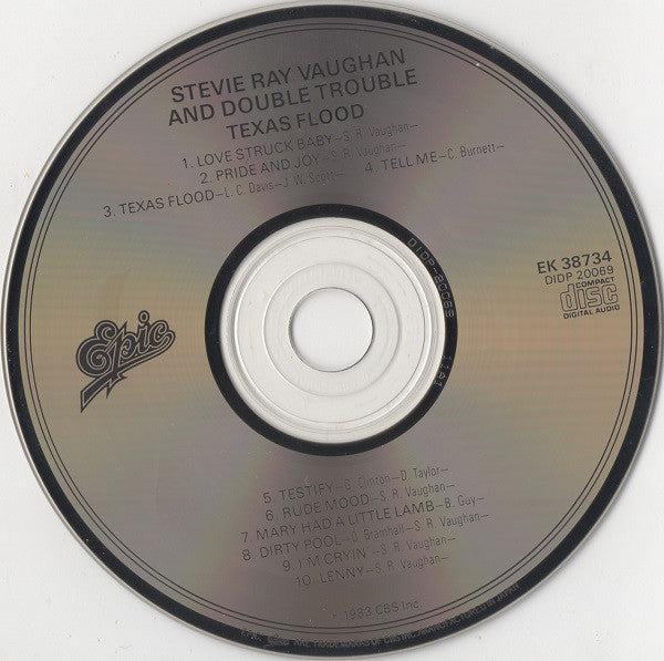 Stevie Ray Vaughan And Double Trouble* : Texas Flood (CD, Album, RE, CSR)