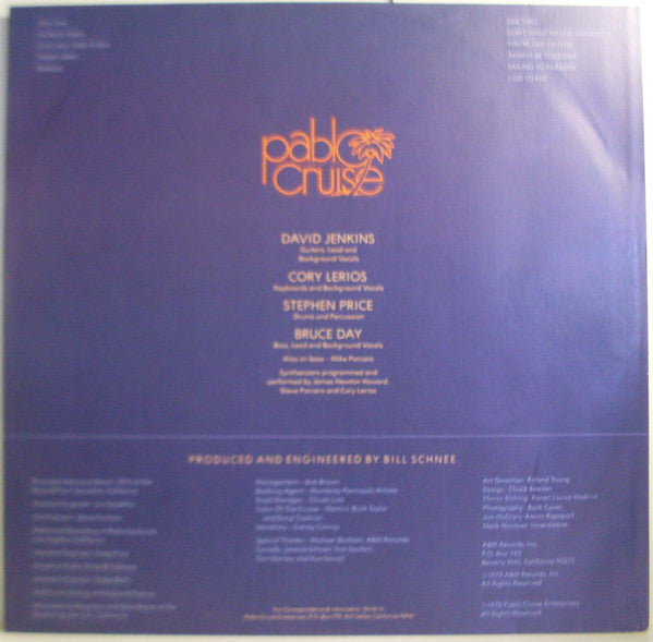Pablo Cruise : Worlds Away (LP, Album)