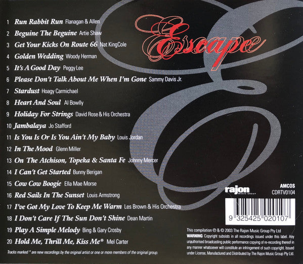 Various : Escape (CD, Comp)