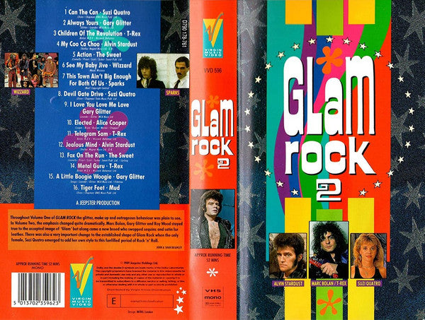 Various : Glam Rock 2 (VHS, Comp, PAL)
