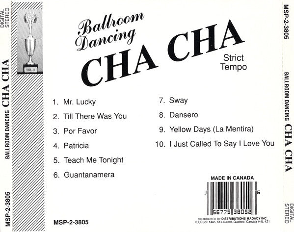 Francisco Montaro Ensemble : Cha Cha (CD, Comp)