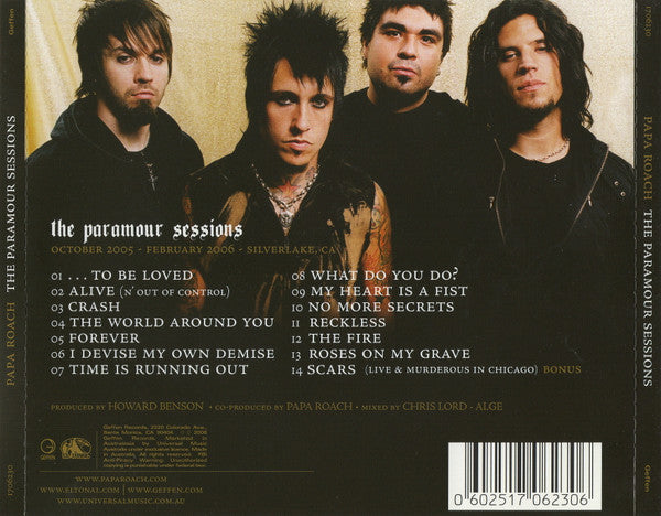 Papa Roach : The Paramour Sessions (CD, Album)