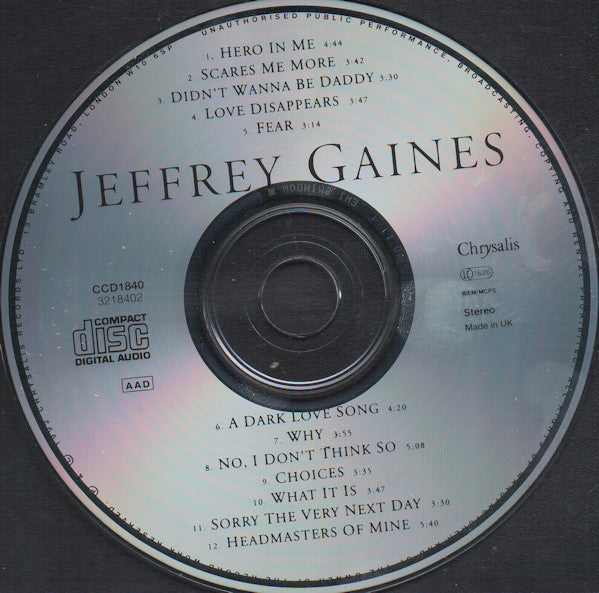 Jeffrey Gaines : Jeffrey Gaines (CD, Album)