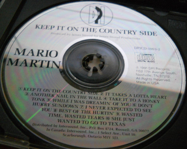 Mario Martin (5) : Keep It On The Country Side (CD, Album)