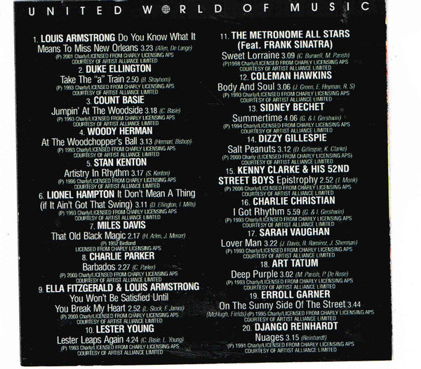 Various : United World Of Music - Jazz (CD, Comp)