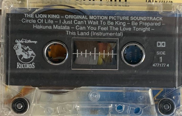 Elton John, Tim Rice, Hans Zimmer : The Lion King (Original Motion Picture Soundtrack) (Cass, Album)