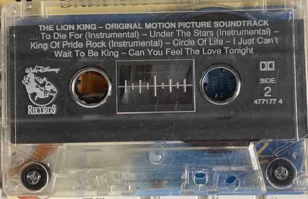 Elton John, Tim Rice, Hans Zimmer : The Lion King (Original Motion Picture Soundtrack) (Cass, Album)