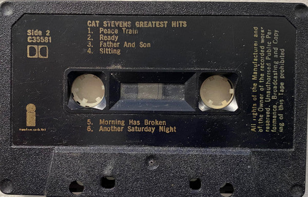 Cat Stevens : Greatest Hits (Cass, Comp, RE)