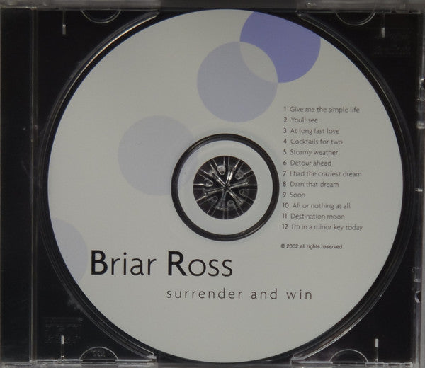 Briar Ross : Surrender And Win (CD, Album)