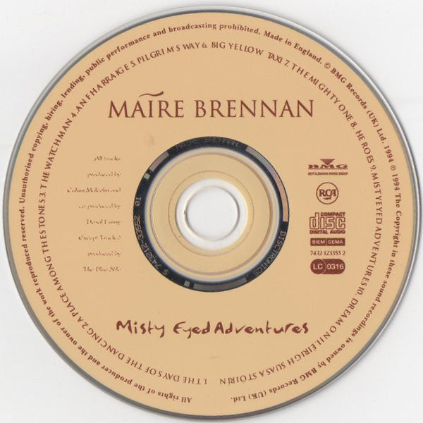 Máire Brennan* : Misty Eyed Adventures (CD, Album)