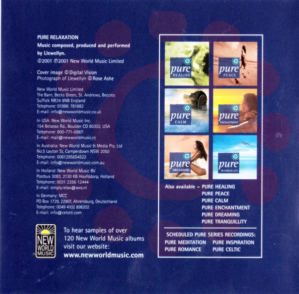 Llewellyn : Pure Relaxation (CD, Album)