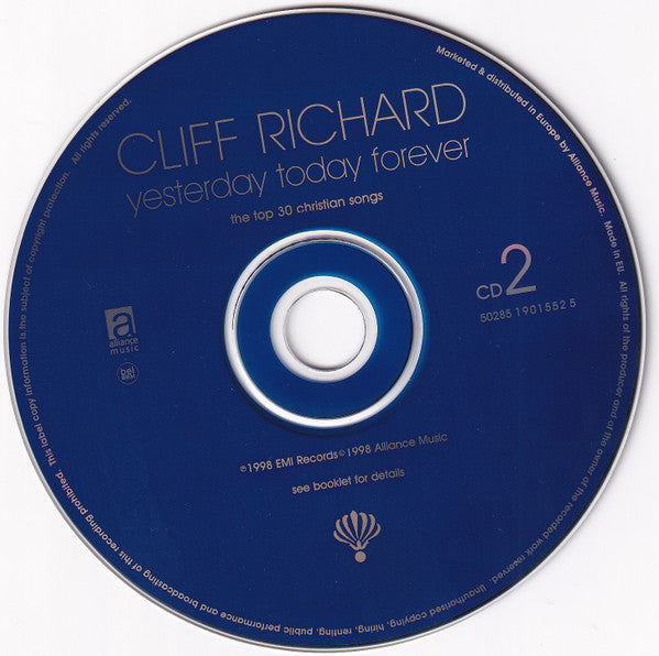Cliff Richard : Yesterday Today Forever (2xCD, Comp)