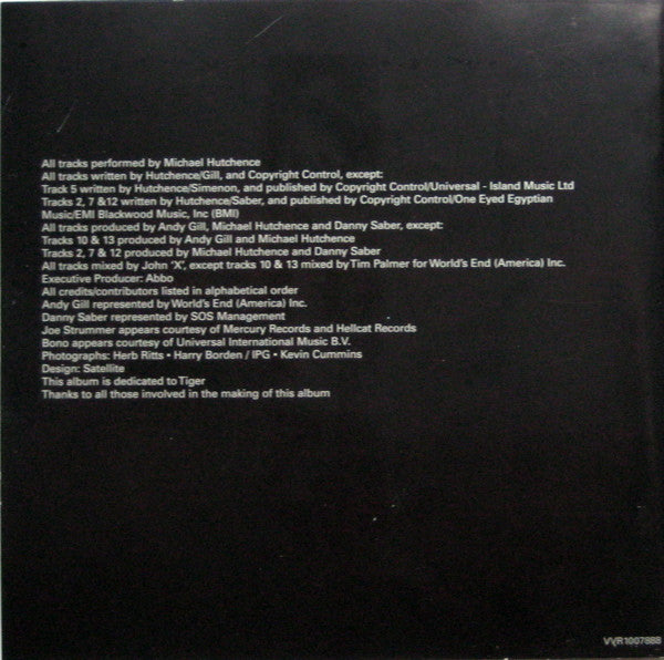 Michael Hutchence : Michael Hutchence (CD, Album, Ltd, Num)