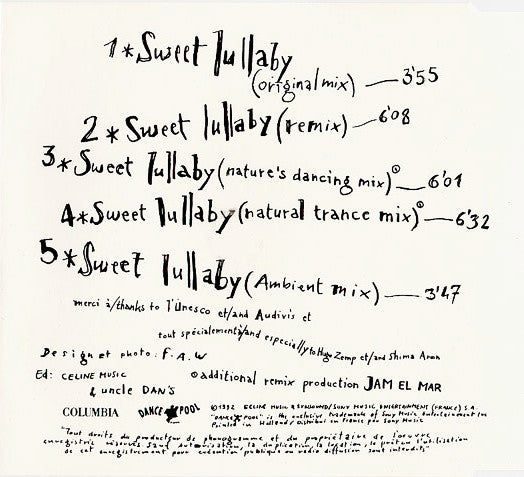 Deep Forest : Sweet Lullaby (CD, Single)