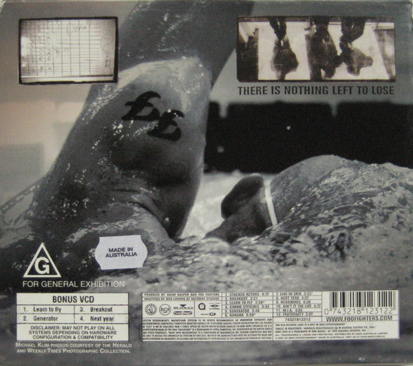 Foo Fighters : There Is Nothing Left To Lose (CD, Album, Enh, RE + VCD, Ltd + Sli)
