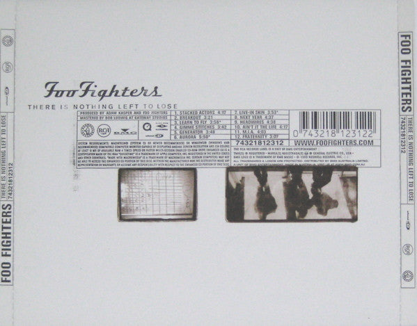 Foo Fighters : There Is Nothing Left To Lose (CD, Album, Enh, RE + VCD, Ltd + Sli)