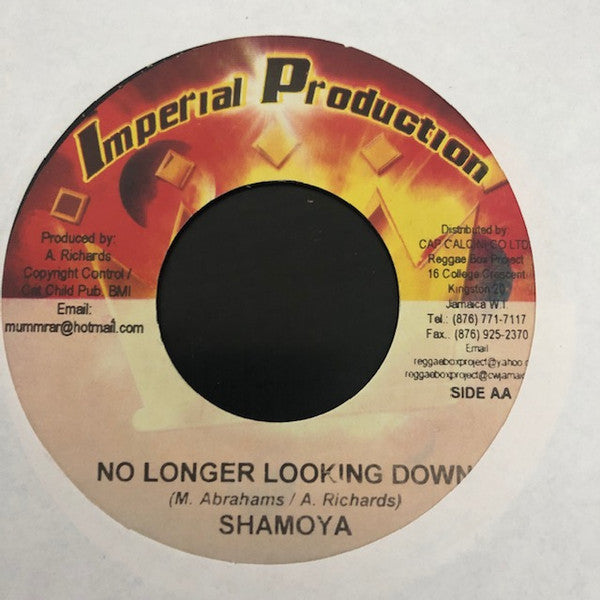 Terry Ganzie / Shamoya : Life Of A Good Man / No Longer Looking Down (7")