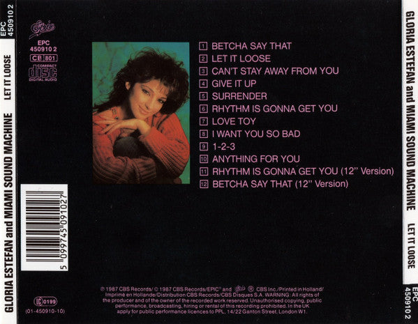 Miami Sound Machine : Let It Loose (CD, Album, RE)