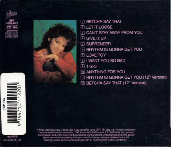 Miami Sound Machine : Let It Loose (CD, Album, RE)
