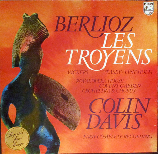 Berlioz* - Vickers*, Veasey*, Lindholm*, Royal Opera House Covent Garden Orchestra* & Chorus*, Colin Davis* : Les Troyens (5xLP + Box, Album)