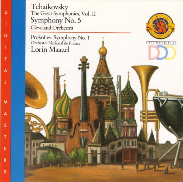 Tchaikovsky* / Prokofiev* - Lorin Maazel, Cleveland Orchestra* / Orchestre National De France : Tchaikovsky: The Great Symphonies, Vol. II (CD, Comp)