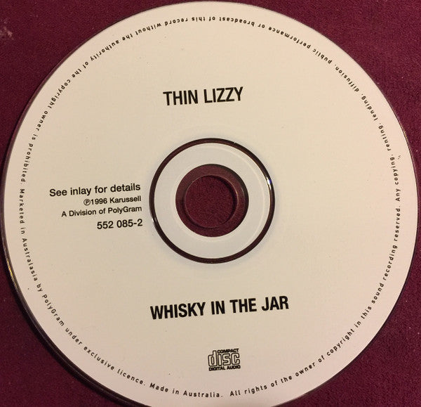 Thin Lizzy : Whisky In The Jar (CD, Album, Comp)