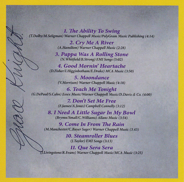 Grace Knight : Gracious (CD, Album)