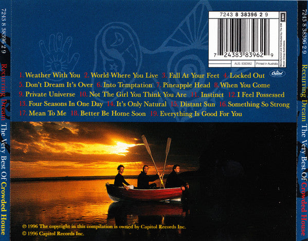 Crowded House : Recurring Dream: The Very Best Of Crowded House (CD, Comp, RP)