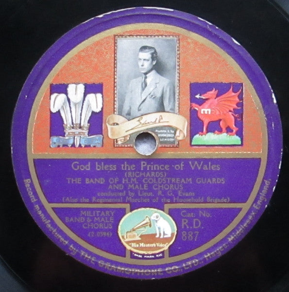 H.R.H. The Prince Of Wales / Coldstream Guards : Sportsmanship / God Bless The Prince Of Wales (Shellac, 12")