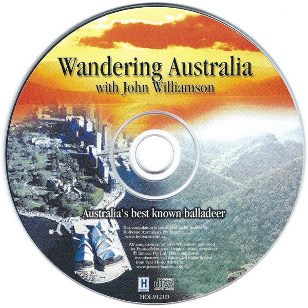 John Williamson : Wandering Australia With John Williamson (CD, Comp)