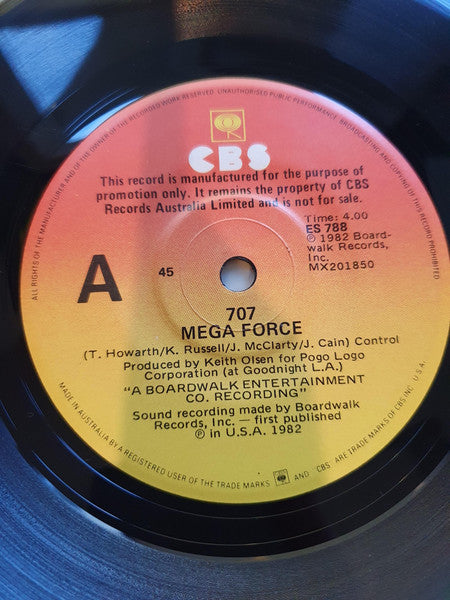 707 : Mega Force (7", Promo)