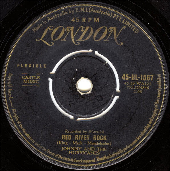 Johnny And The Hurricanes : Red River Rock / Buckeye (7", Single)