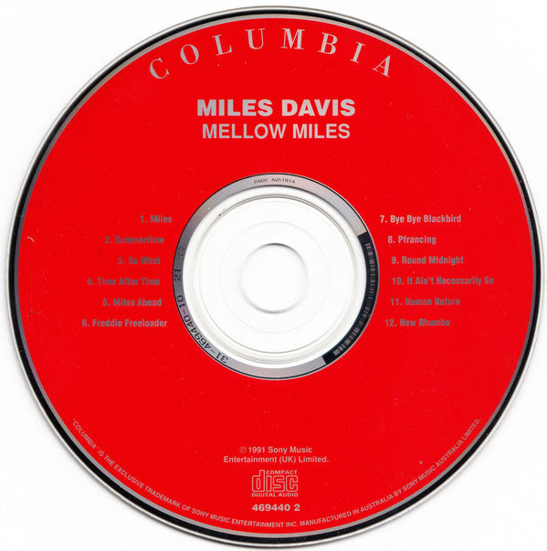 Miles Davis : Mellow Miles (CD, Comp, RP)