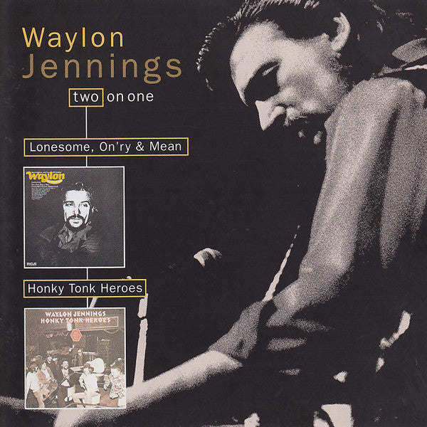Waylon Jennings : Lonesome, On'ry & Mean / Honky Tonk Heroes (CD, Comp)