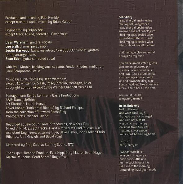Luna (5) : The Days Of Our Nights (CD, Album)