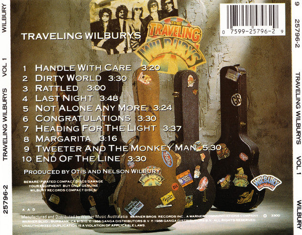 Traveling Wilburys : Volume One (CD, Album, RE)