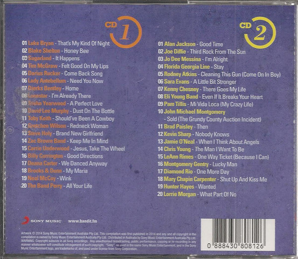 Various : Double Cream 6: Twenty Years Of Nashville Number One Hits Vol. 2 - 1993-2013 (2xCD, Comp)