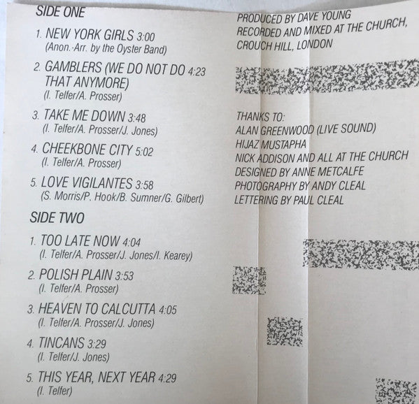 Oyster Band* : Ride (Cass, Album)