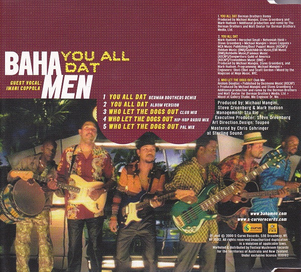 Baha Men : You All Dat (CD, Maxi)